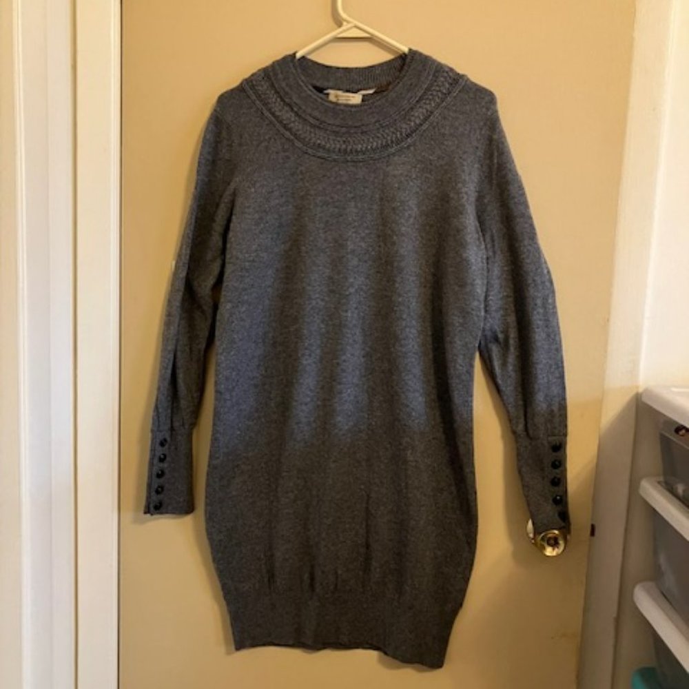 Burberry Gray Cashmere Dress